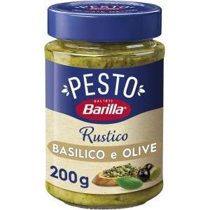Sugo pesto rustico basilico e olive  200gr