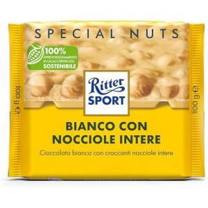 Tavoletta di cioccolato bianco nocciola  100gr