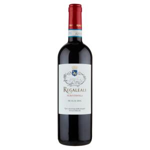 Vino rosso  nero d avola doc 75 cl.